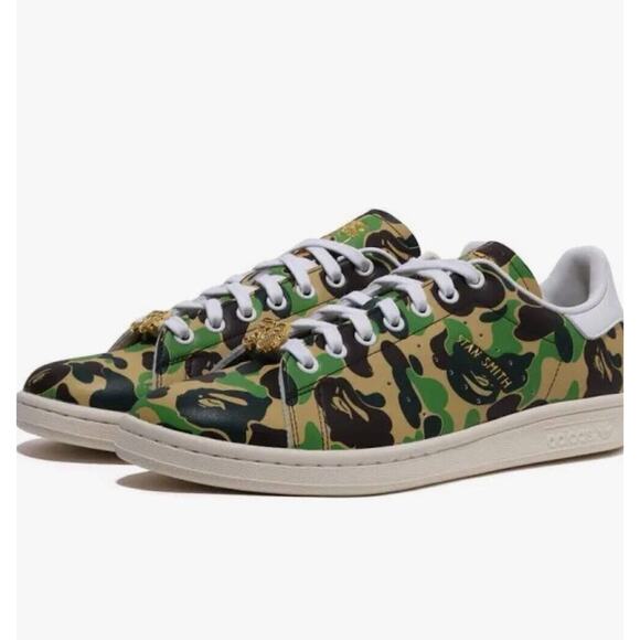 adidas BAPE x Stan Smith '30th Anniversary - ABC Camo' IG8949 - Picture 1 of 9